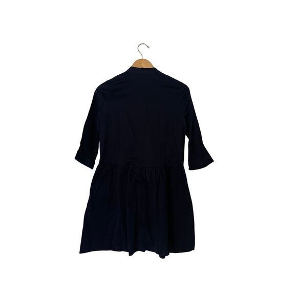 Tuckernuck Navy Crepe Royal Shirt Dress Size XS - Picture 5 of 6